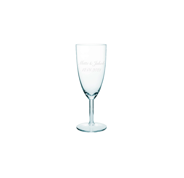 champagneglas til bryllup